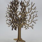 Blank copac 3D cu porumbei