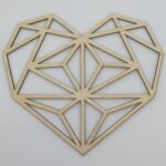Blank inima geometrica mare