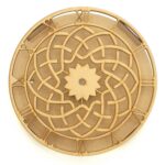 Blank în formă de ceas cu mandala florală