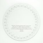 Plachetă pentru educator/învățător cu suport