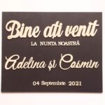 Panou de întâmpinare pentru nuntă