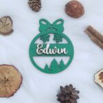 Glob de Crăciun personalizat - verde