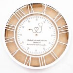 Ceas cu cadran clasic cu mesaj personalizat pentru medic