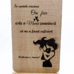 Plachetă cu mesaj personalizat pentru mama