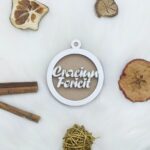 Glob de Crăciun cu spațiu pentru licheni