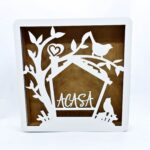 Cutie decorativă cu căsuță