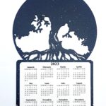 Decorațiune Cu arbore și Calendar 2023
