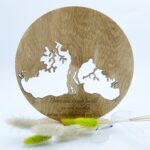 Decorațiune Copacul vieții cu Mesaj pentru nași