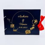 Copertă pentru Guestbook cu desen și mesaj