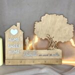 Suport de chei  "Home sweet home"