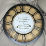 Blank-Cadran de ceas cu mesaj pentru nași