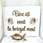 Plachetă întâmpinare botez cu îngeri