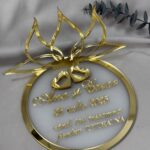 Suport pentru verighete din plexiglas