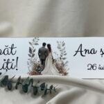 Placheta numar de inmatriculare "Proaspat Casatoriti"