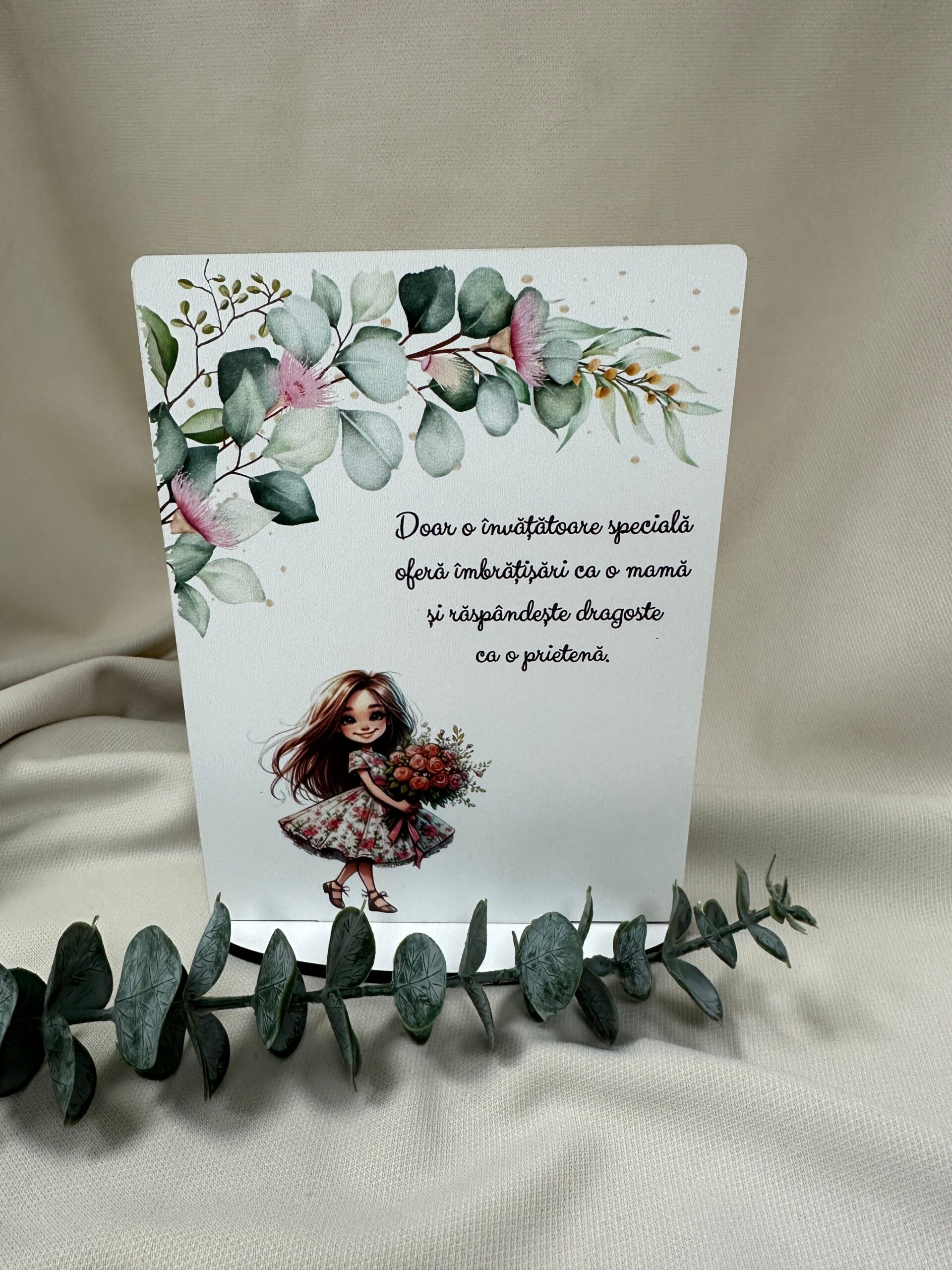 WhatsApp Image 2025-05-30 at 15.18.58_4ec97051 Placheta cu mesaj "Doar o invatatoare speciala" - imagine 1